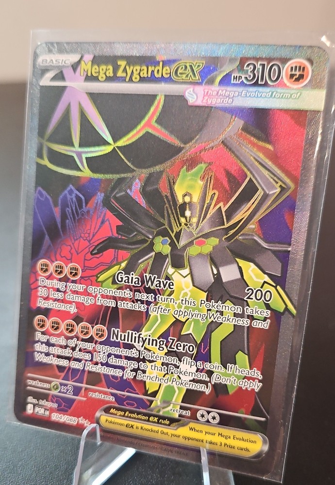 Mega Zygarde ex 104/088 Me03: Perfect Order Holo