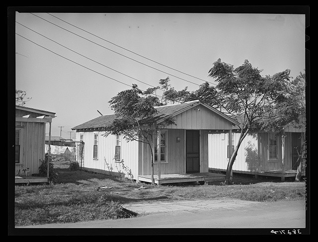 Corpus Christi Texas 1940 Shotgun House Workman Family Residential Housing