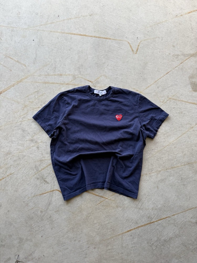 Used Men’s Comme des Garçon Tee Size XXL Color Navy