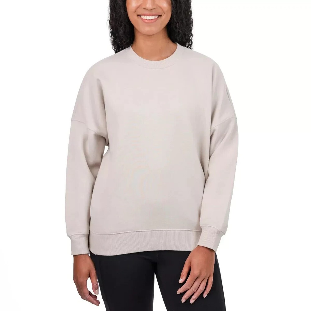 Tuff Athletics Women's Sweatshirt Fleece Crew Neck Pullover A1
