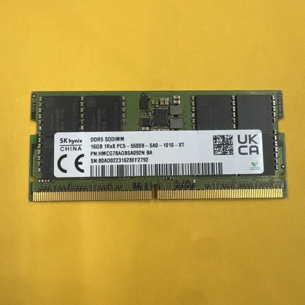 SK hynix ( 16 GB ) DDR5 5600B  Lap Top Memory RAM - Fully Tested & Working 05