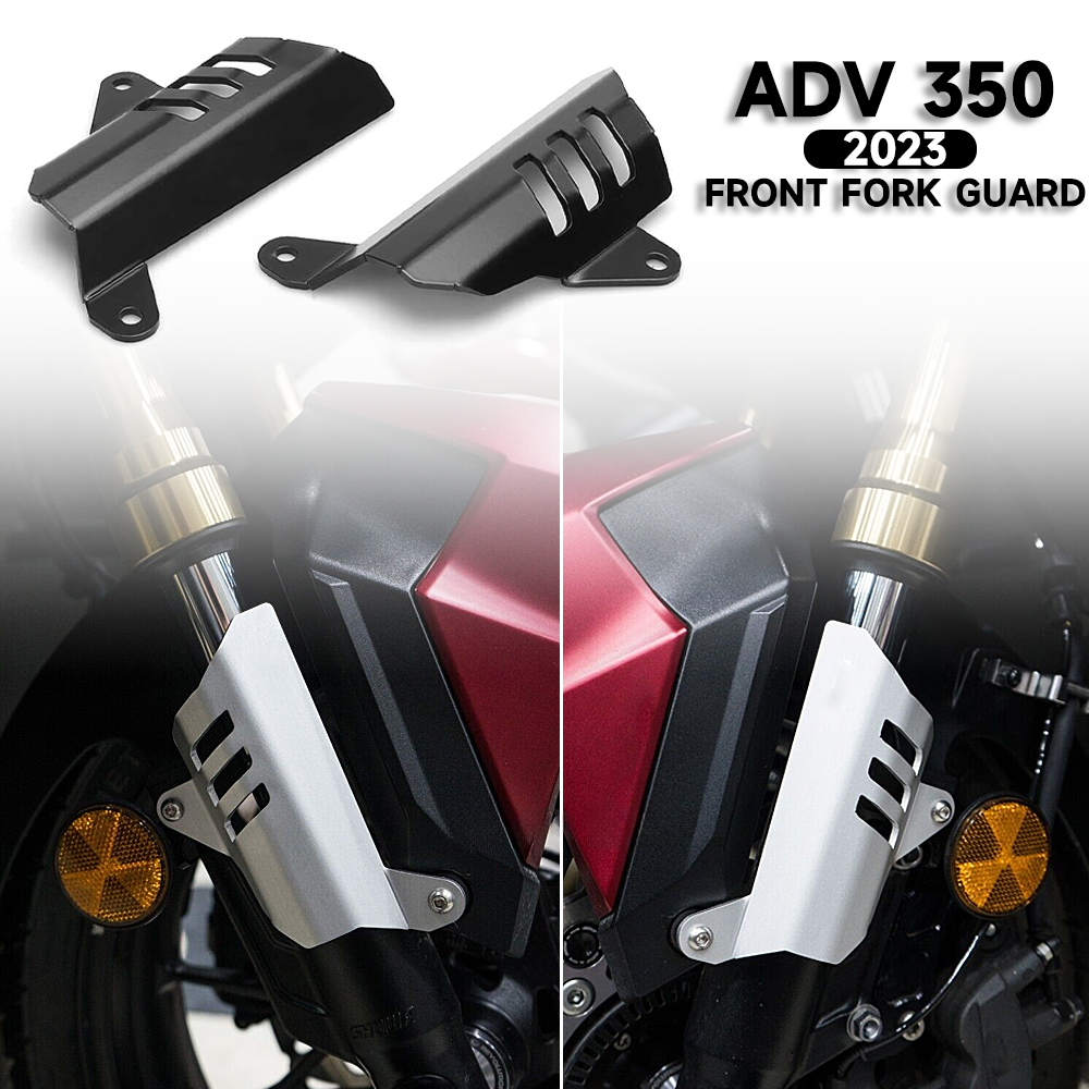 For HONDA ADV350 2023 Motorcycle Accessories Black Front Fork Guards Protection