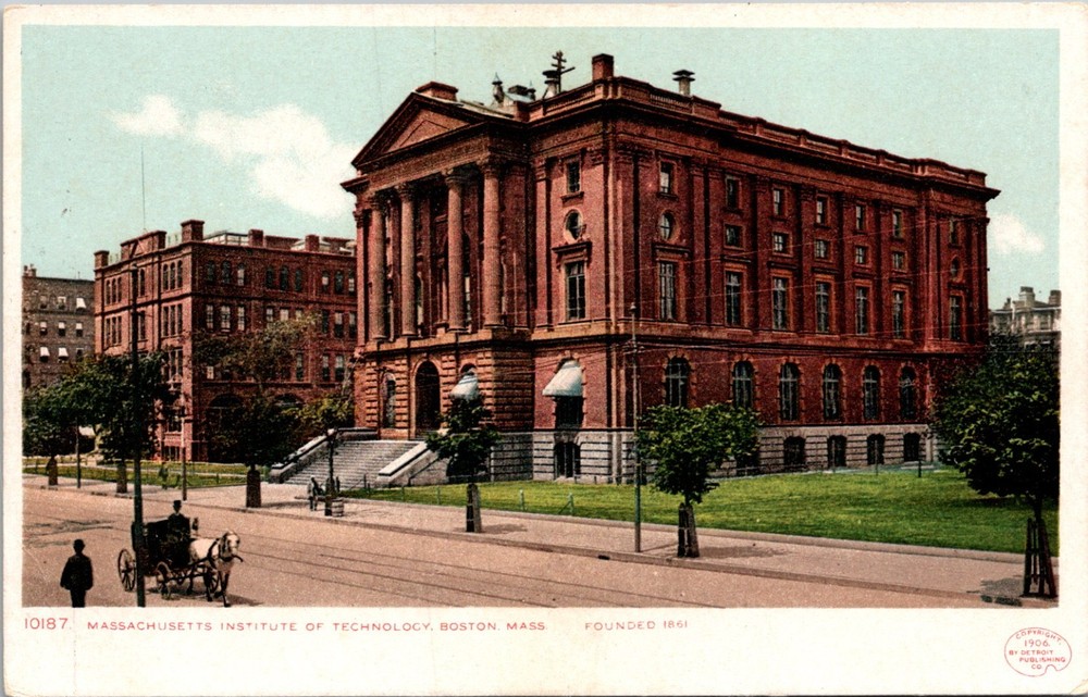 Massachusetts Institute of Technology Boston MA Postcard