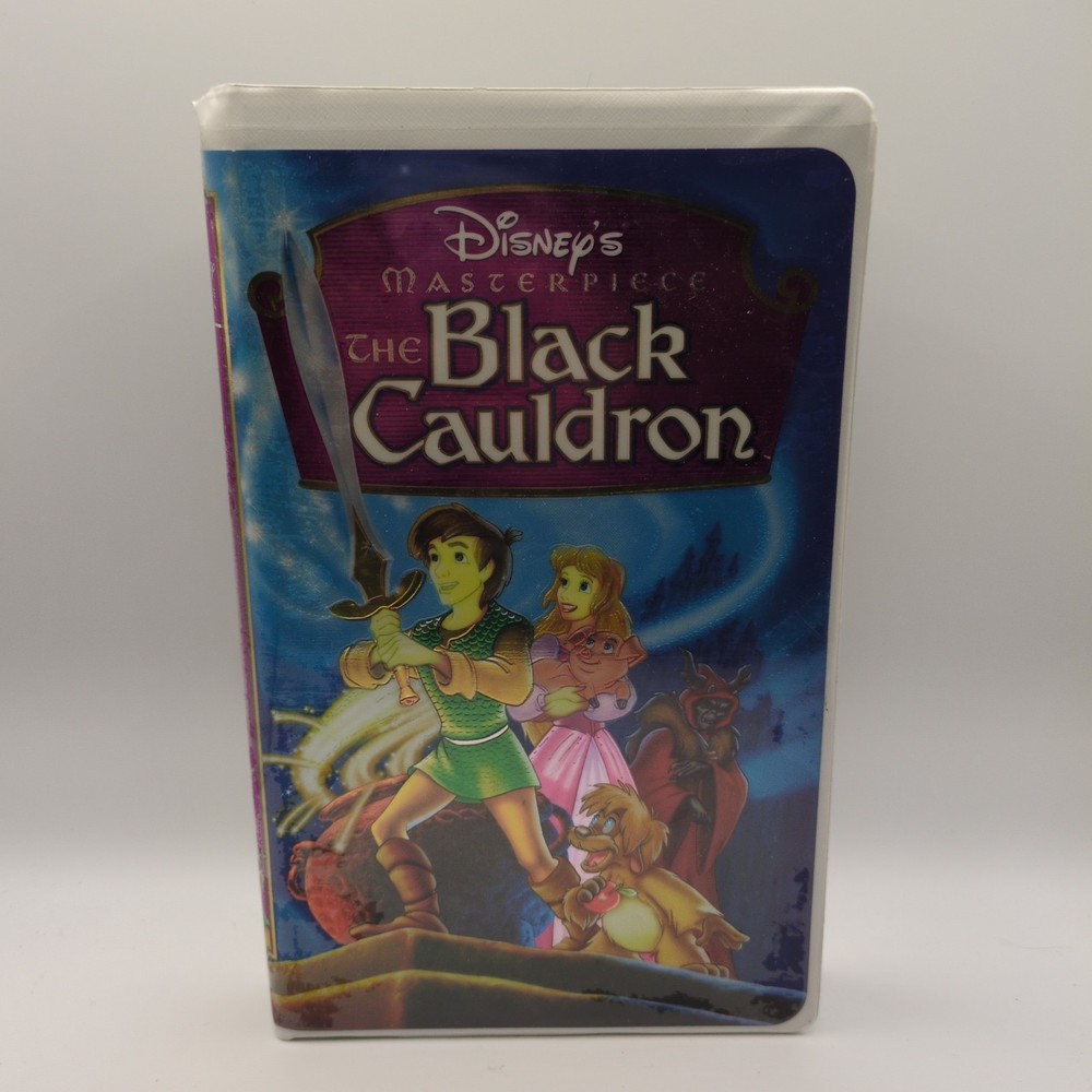 Black Cauldron (VHS, 1998) Clamshell Case **COMBINED SHIPPING**