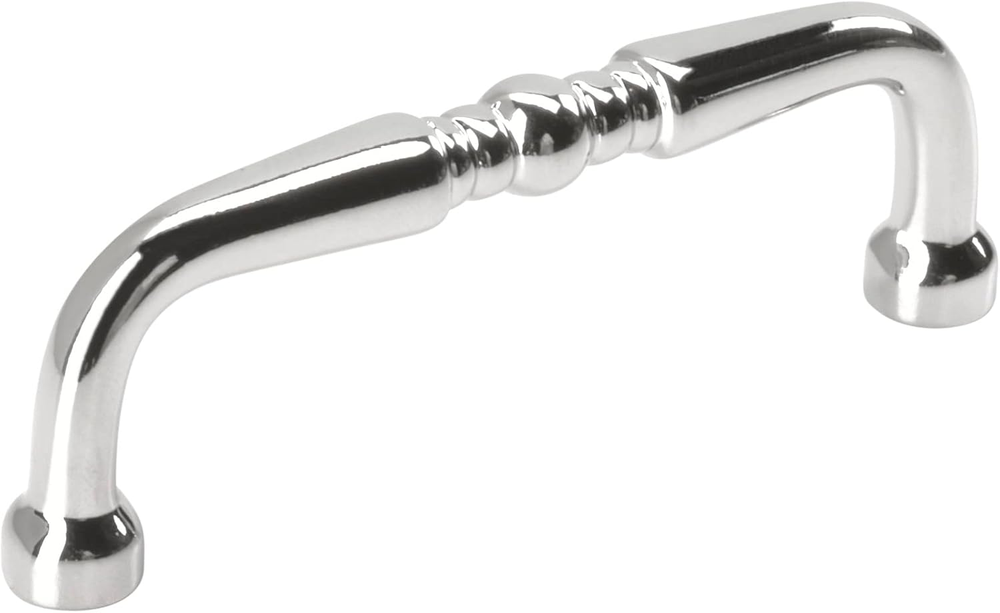 | Cabinet Pull | Polished Chrome | 3 Inch (76 Mm) Center to Center | Ev