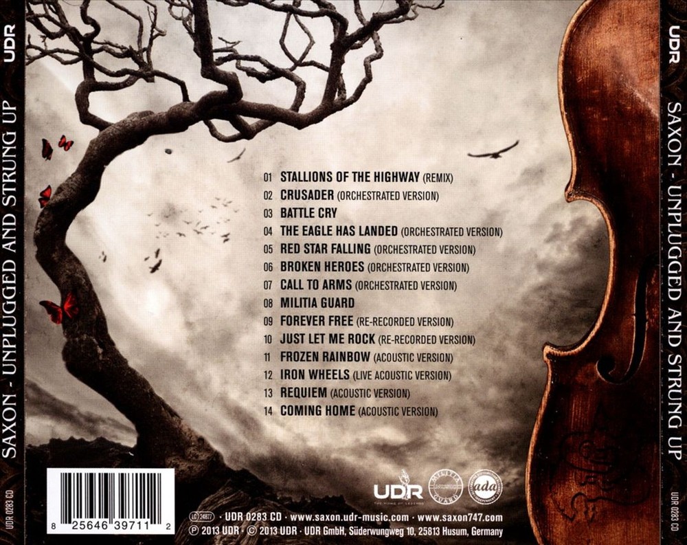 Saxon Unplugged And Strung Up New Cd