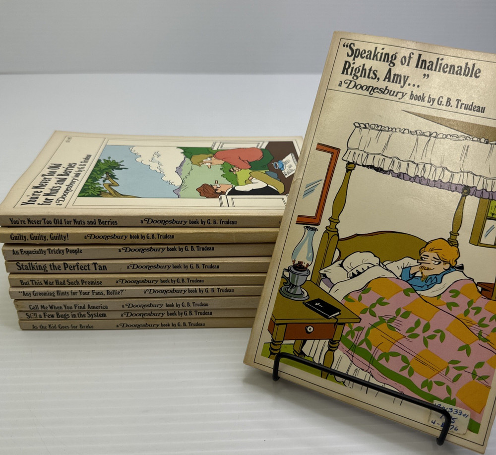 G. B. Trudeau Doonesbury Book Lot of 10 PBs But This War Had Such Promise etc