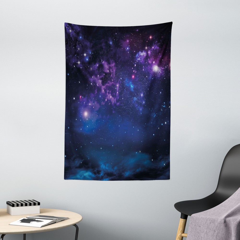 Space Tapestry Milky Way Themed Stars Print Wall Hanging Decor