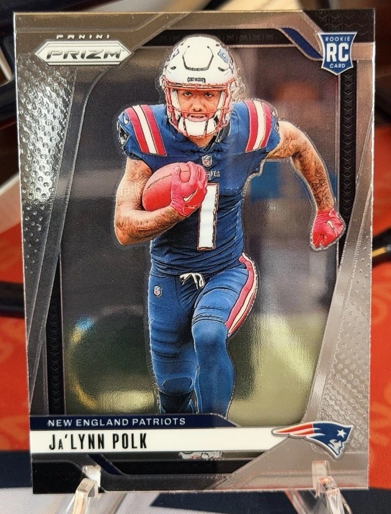2024 Panini Prizm Ja'Lynn Polk #339 New England Patriots Rookie Football Card
