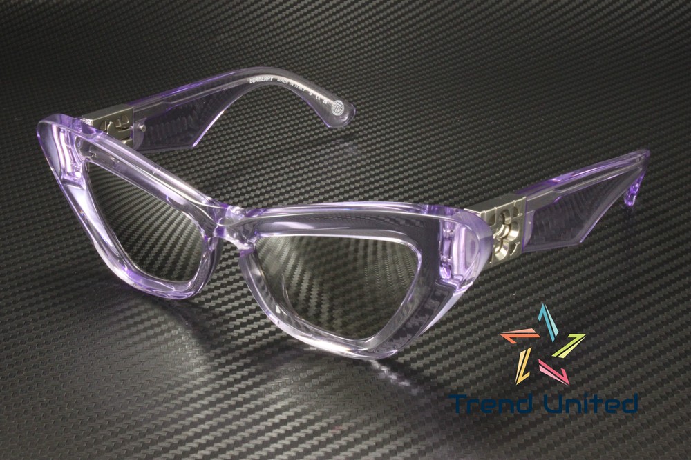 BURBERRY BE4421U 40956G Violet Light Grey Mirror Silver 51 mm Women's Sunglasses