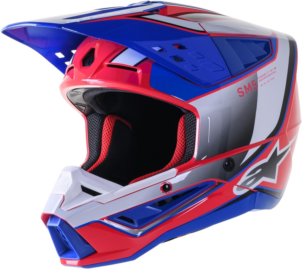S M5 Sail Helmet Wht/Diva Pnk/Enamel Blu G Md