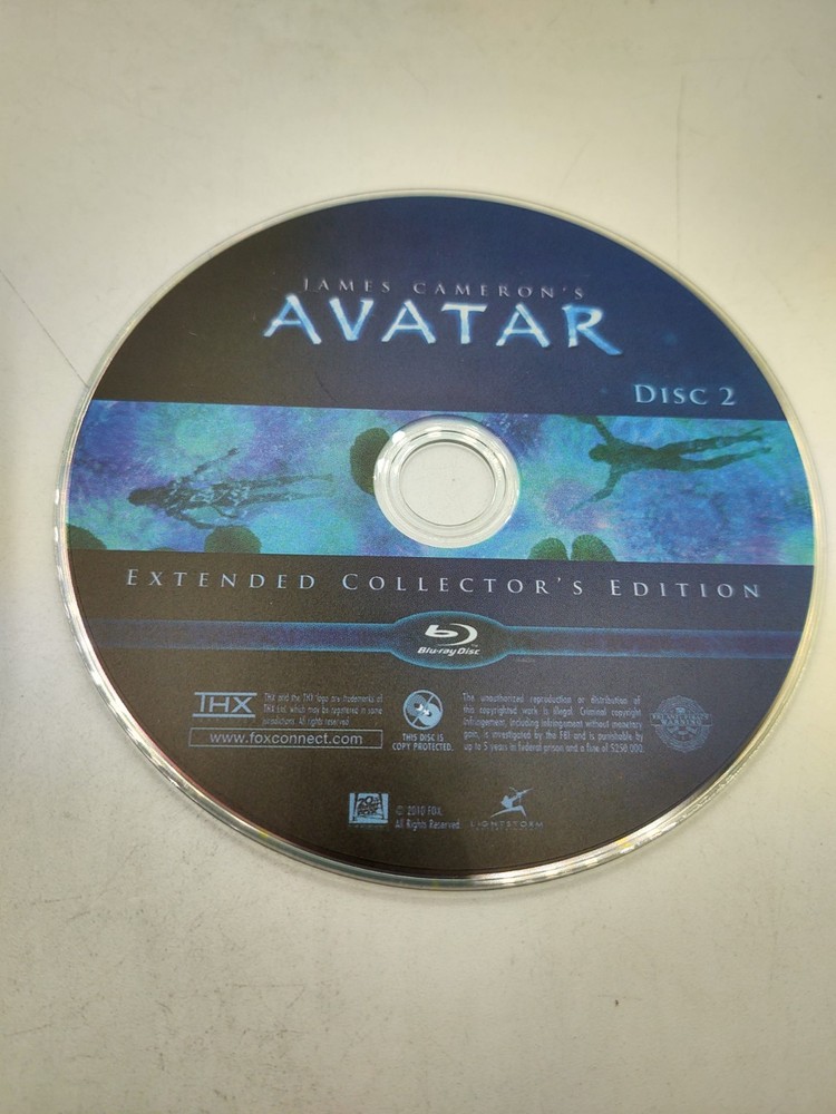 Avatar Bonus Features disc # 2 Only (Blu-ray disc)