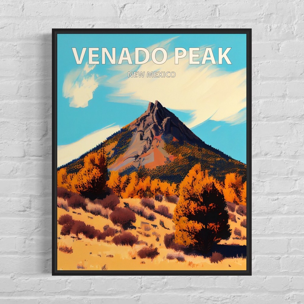 Venado Peak New Mexico Art Print Venado Peak Wall Art Painting Venado Peak