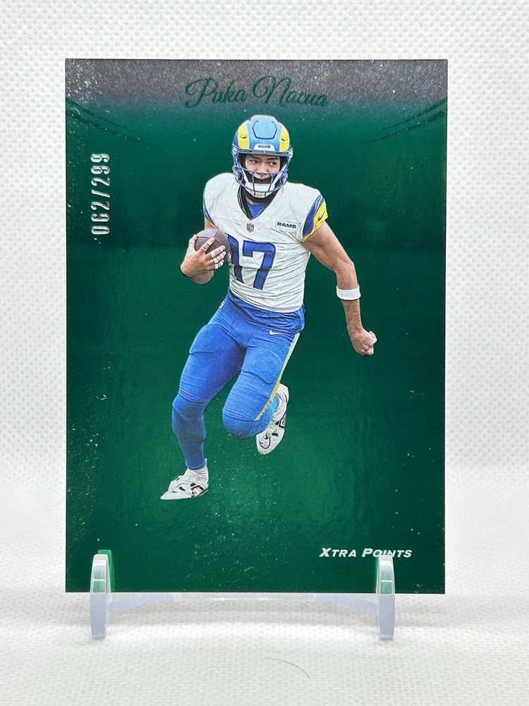 2024 Panini Prestige Puka Nacua Green Xtra Points /299 Rams