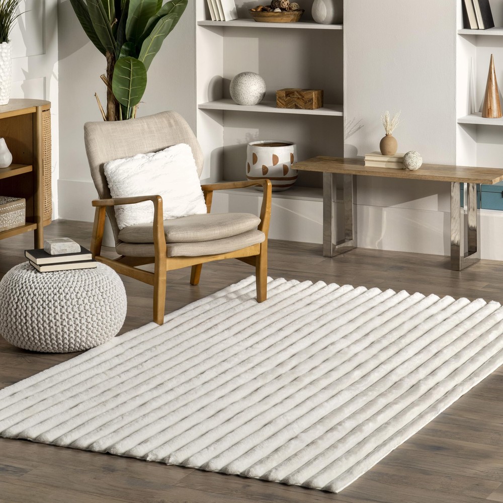 nuLOOM 8x10 Cozy Plush SuperiorWash Machine Washable Non-Slip Area Rug