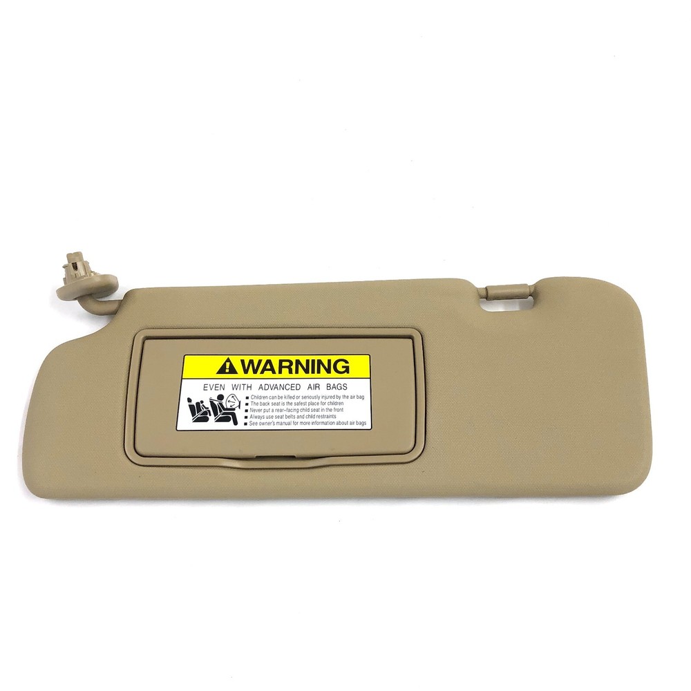2007-2011 Honda CRV Left Driver Side Tan Beige OEM Sun Visor Shade CR-V