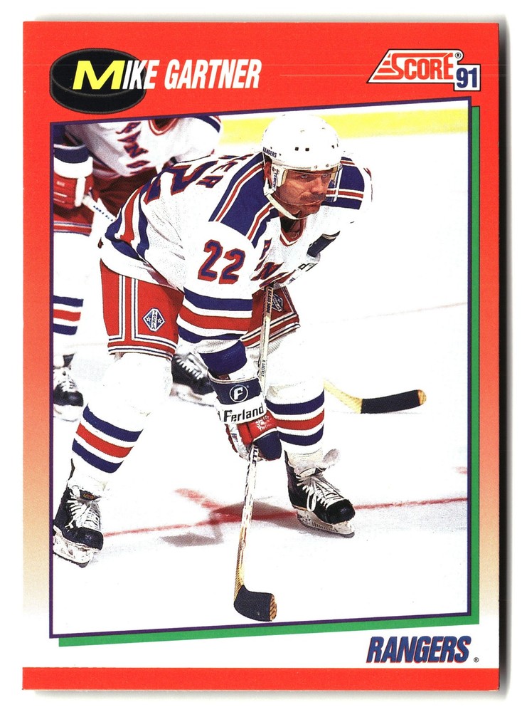1991-92 Score Canadian English #135 Mike Gartner
