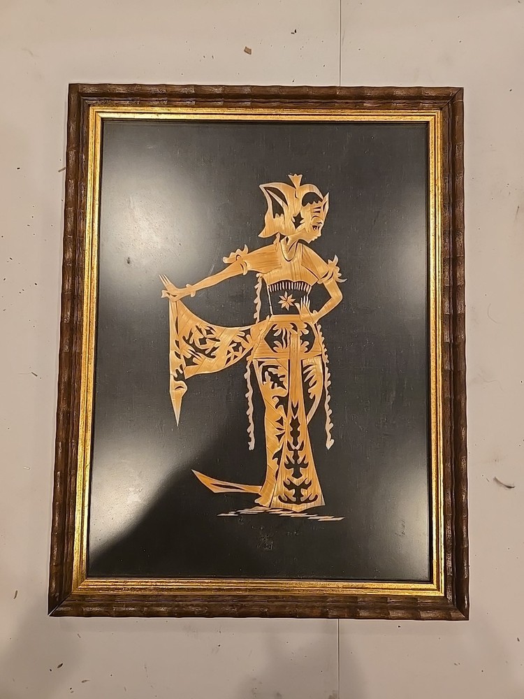 Indonesian Straw Painting