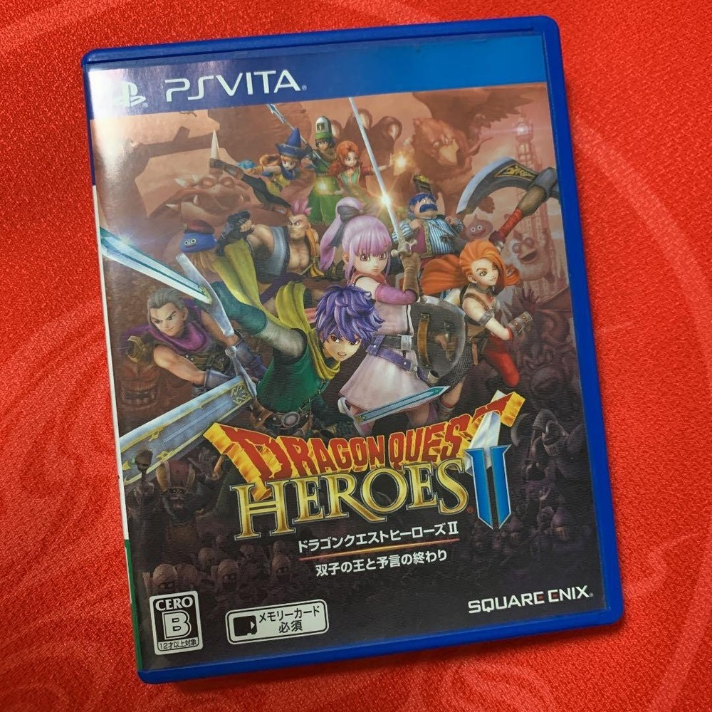 PS Vita Dragon Quest Heroes II Sony PlayStation Vita Tested JP ver with Case