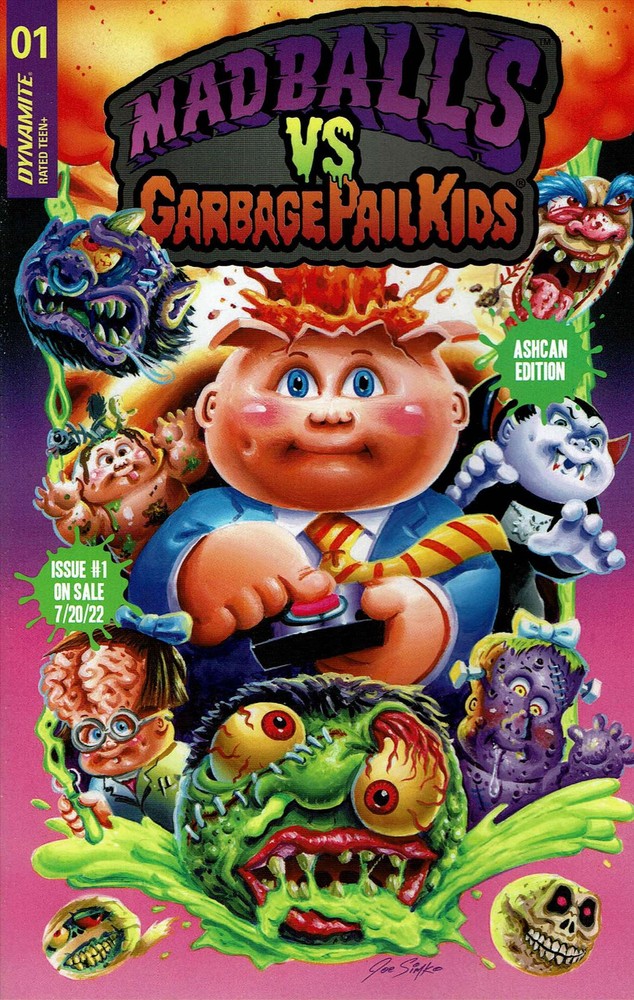 Madballs vs Garbage Pail Kids Ashcan #1 FN Dynamite combine shipping