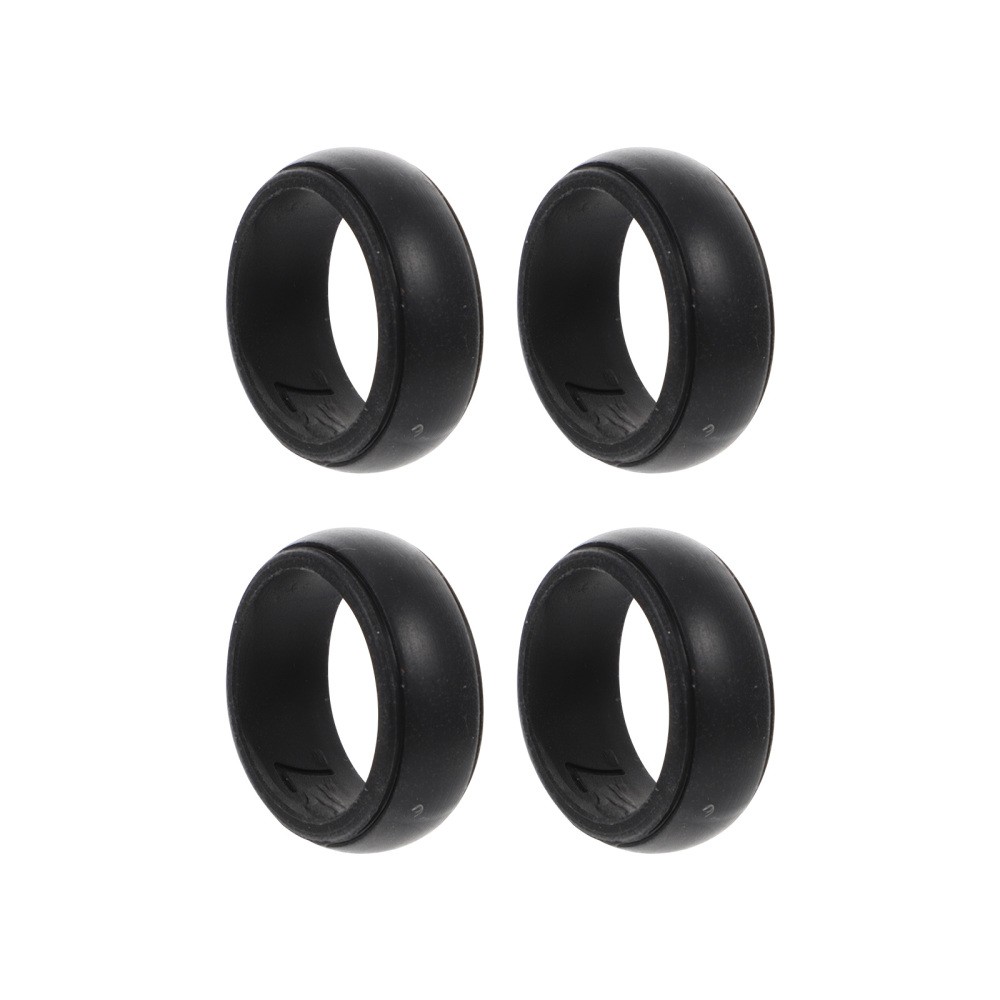 4 Silicone Gym Rings for Men – Sports & Fitness Hand Protectors