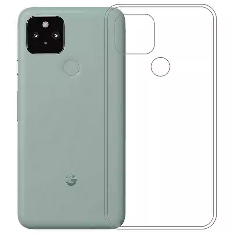 Soft Phone Case For Google Pixel 5 Shockproof Transparent Protective Case Cover