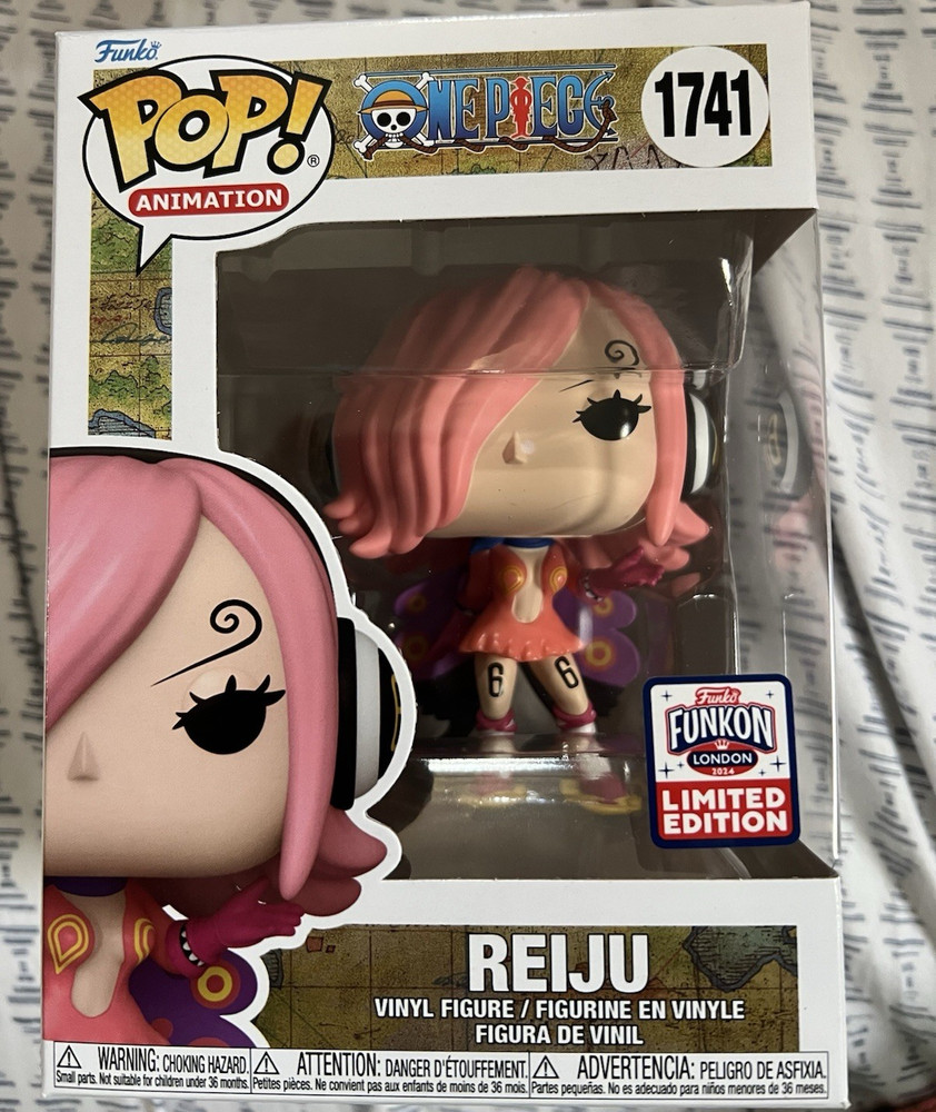 Funko Pop! Animation One Piece Reiju Vinyl Figure #1741 FunKon London 2024 LE