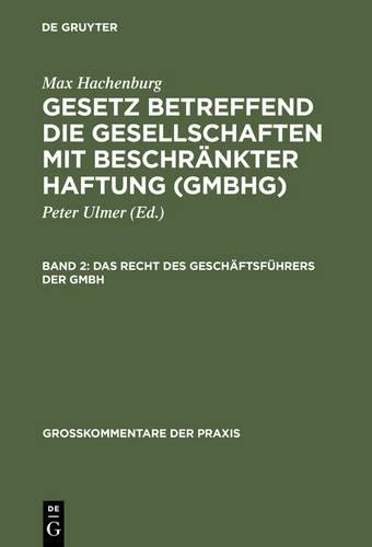 Hans-Joachim Me Gesetz betreffend die Gesellschaften mit beschränkter (Hardback)