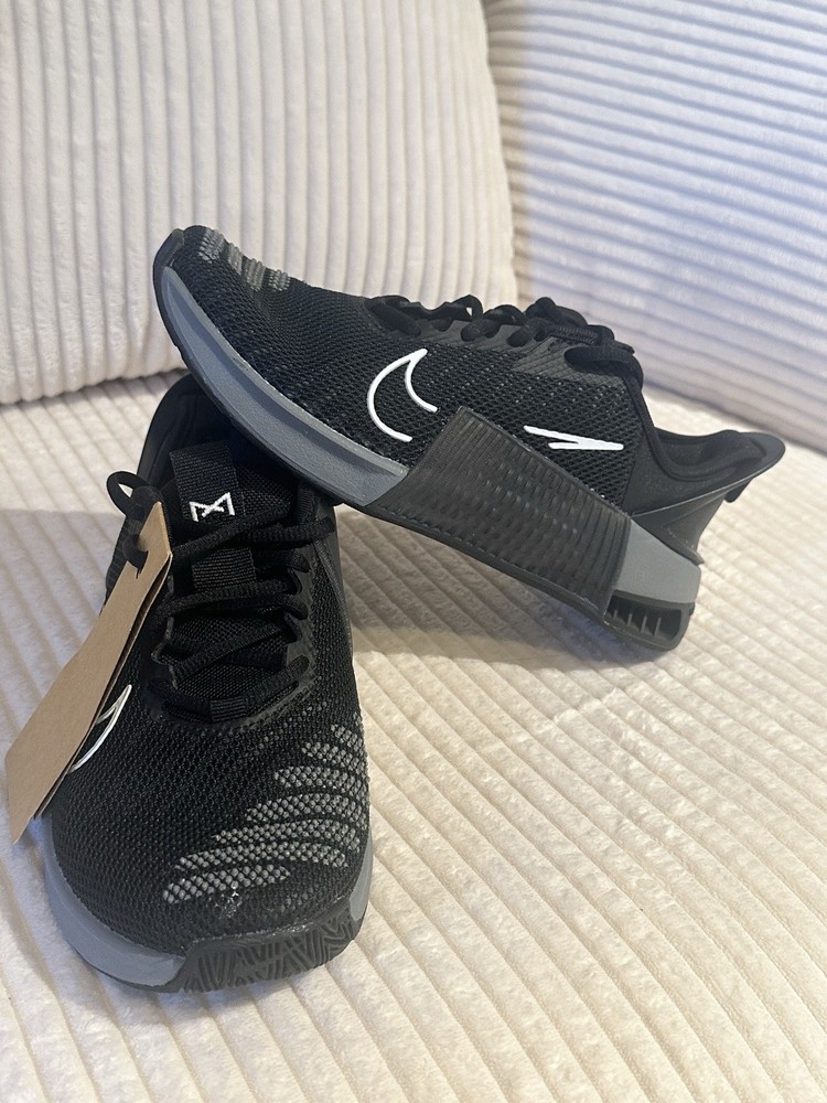 Nike Metcon 9 Women’s Cross Training Shoes Black/Grey Size 6 (DZ2540-001)