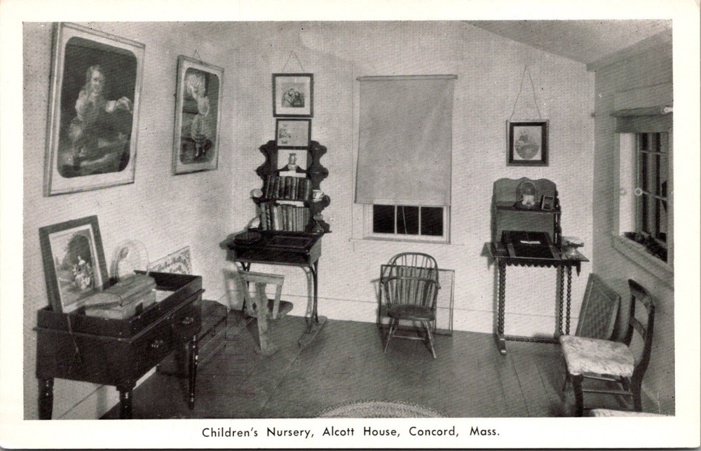 Children's Nursery Alcott House Concord Massachusetts MA Photo Postcard
