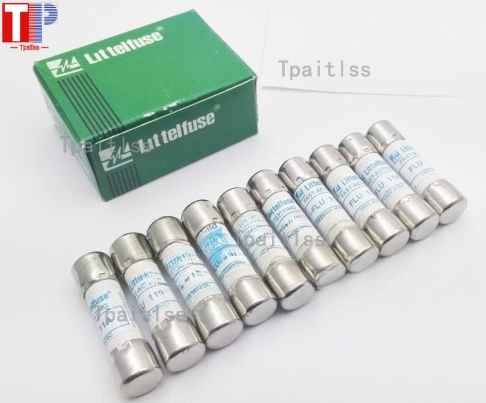 10 pcs FUSE FLU 11A 1000V 38mm FOR F15B F17B MULTIMETER Littelfuse NEW