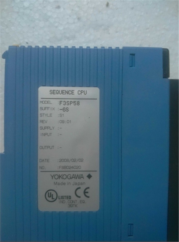1Pc Used F3SP58-6S Yokogawa Cpu Modules iq
