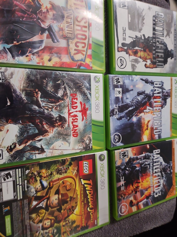 Lot of 8 Microsoft Xbox 360 Video Games