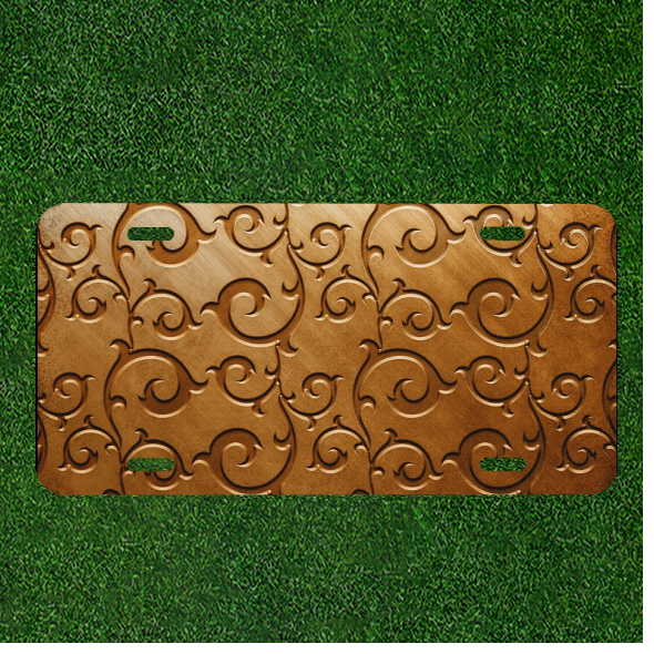 Custom Personalized License Plate Auto Tag With Stunning Creative Wacky Design