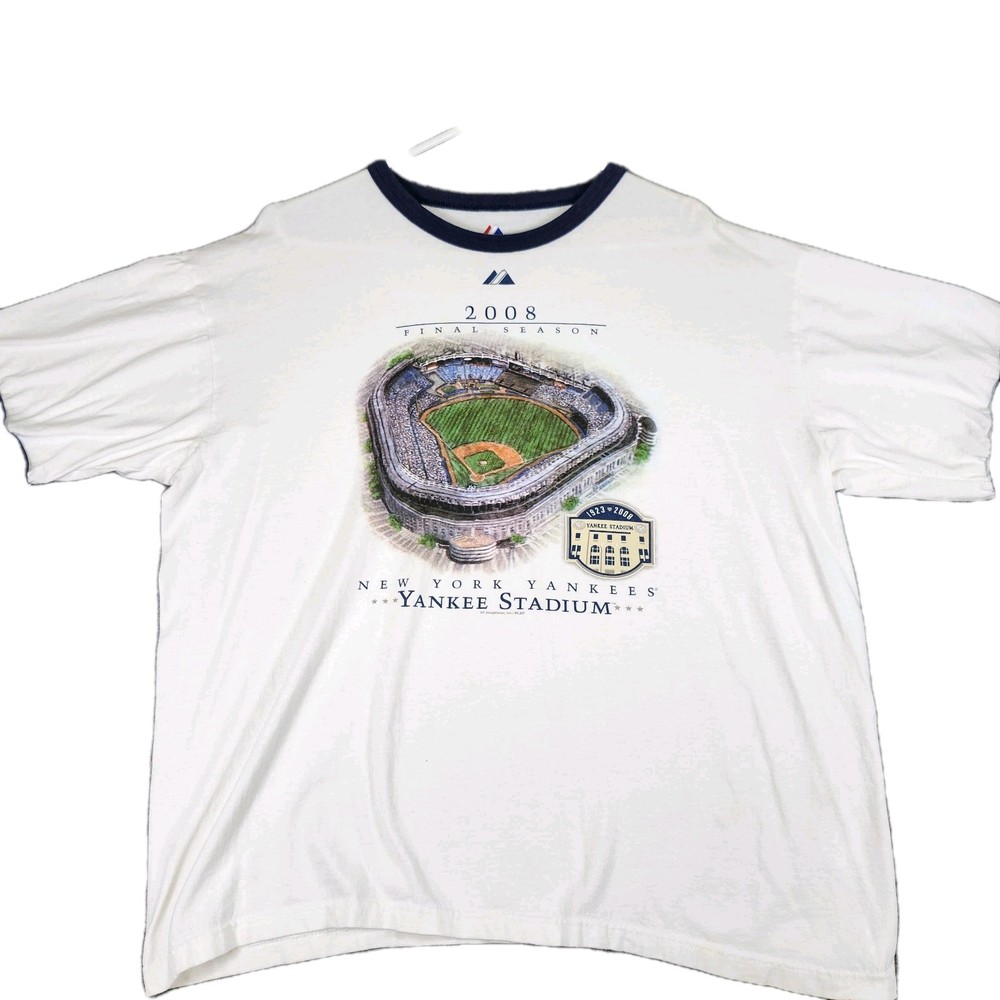 New York Yankees 2008 Yankee Stadium Final Season  T Shirt Rare Memorabilia