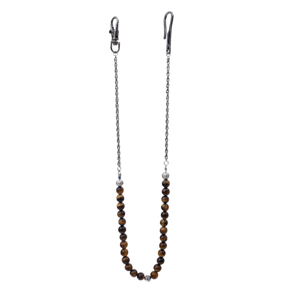 Pants Wallet Chain with Beads Stylish Pocket Keychain Belt Accessory  