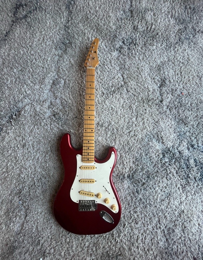 Samick DS-410, Red , electric guitar, stratocaster, made in 1994