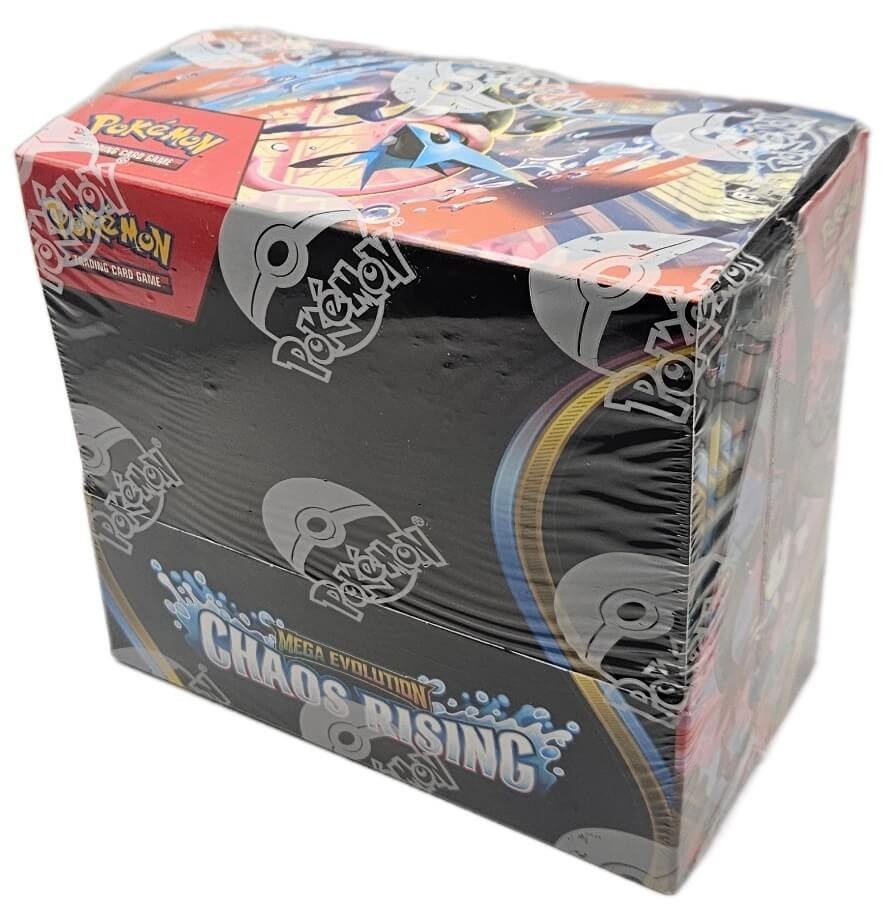 Pokemon Mega Evolution Chaos Rising Factory Sealed 36 Pack Booster Box In Stock
