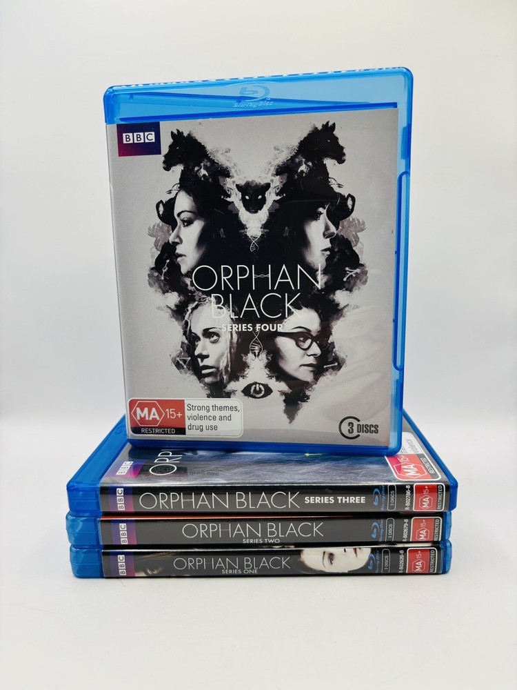 Orphan Black | Series 1 - 4 | Bluray | Like New | Sent Tracked Post