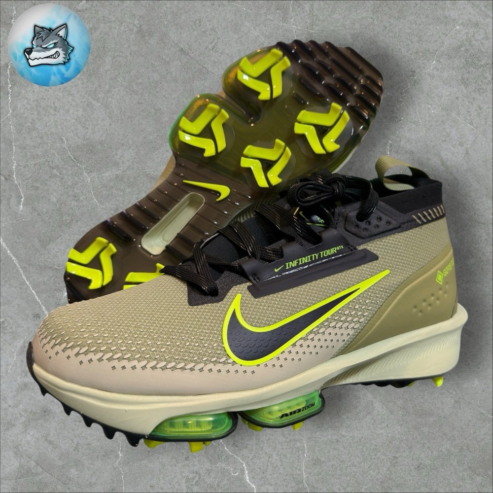 Nike Air Zoom Infinity Tour 2 Gore-Tex Olive Men's Size 11 Golf Shoes FV4897-300