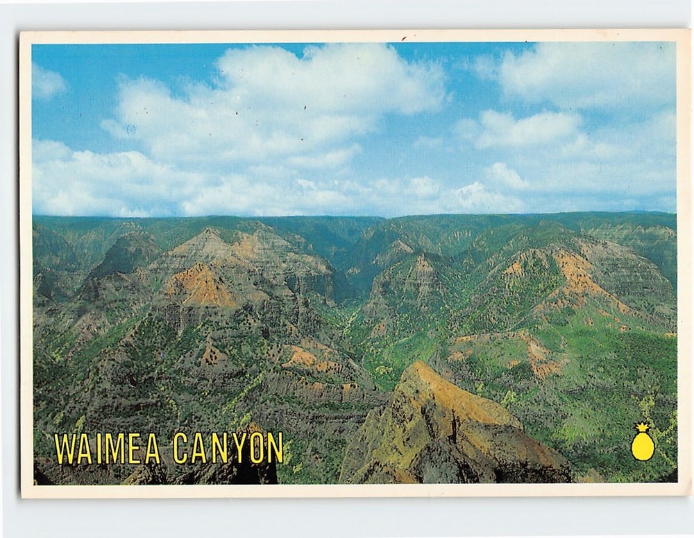 Postcard Waimea Canyon Kauai Hawaii USA