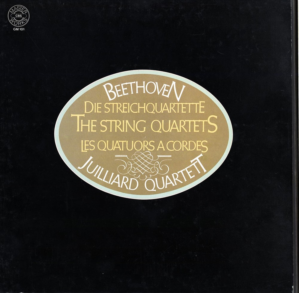 10LP Box BEETHOVEN Complete String Quartets JUILLIARD QUARTET CBS GM-101 LPs NM