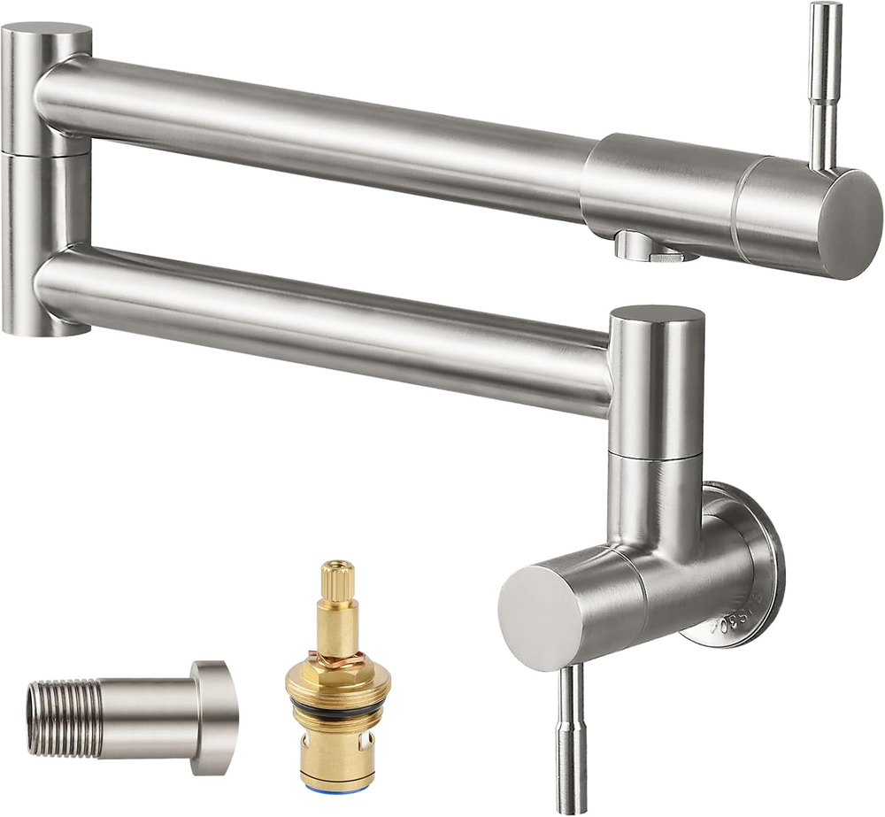 Wall Mounted Stretchable Folding Pot Filler Faucet for Kitchen Sink