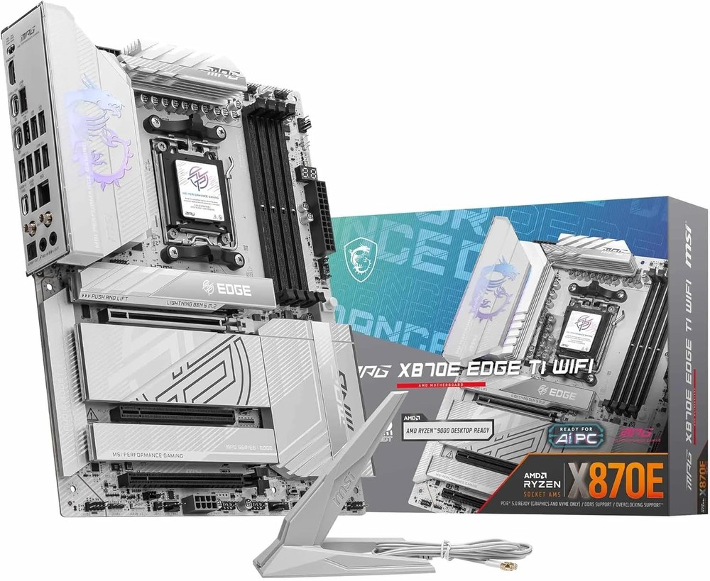 (Factory Refurbished) MSI MPG MPG X870E EDGE TI WIFI AM5 AMD ATX Motherboard