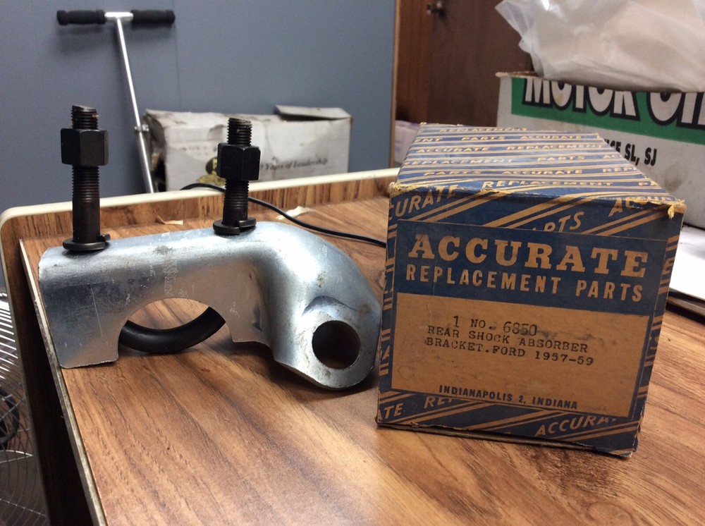 Accurate Replacement Parts- 6850, Rear Shock Absorber Bracket, Ford 57-59-image