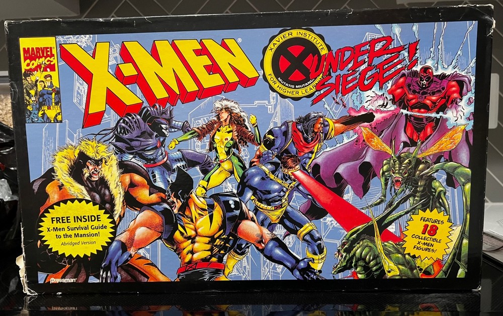 Marvel Comics X-Men Under Siege! Board Game - Vintage 1994