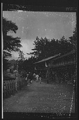 Photo:Japan Korea 1908 Street Scene Buildings Travelers Arnold Genthe