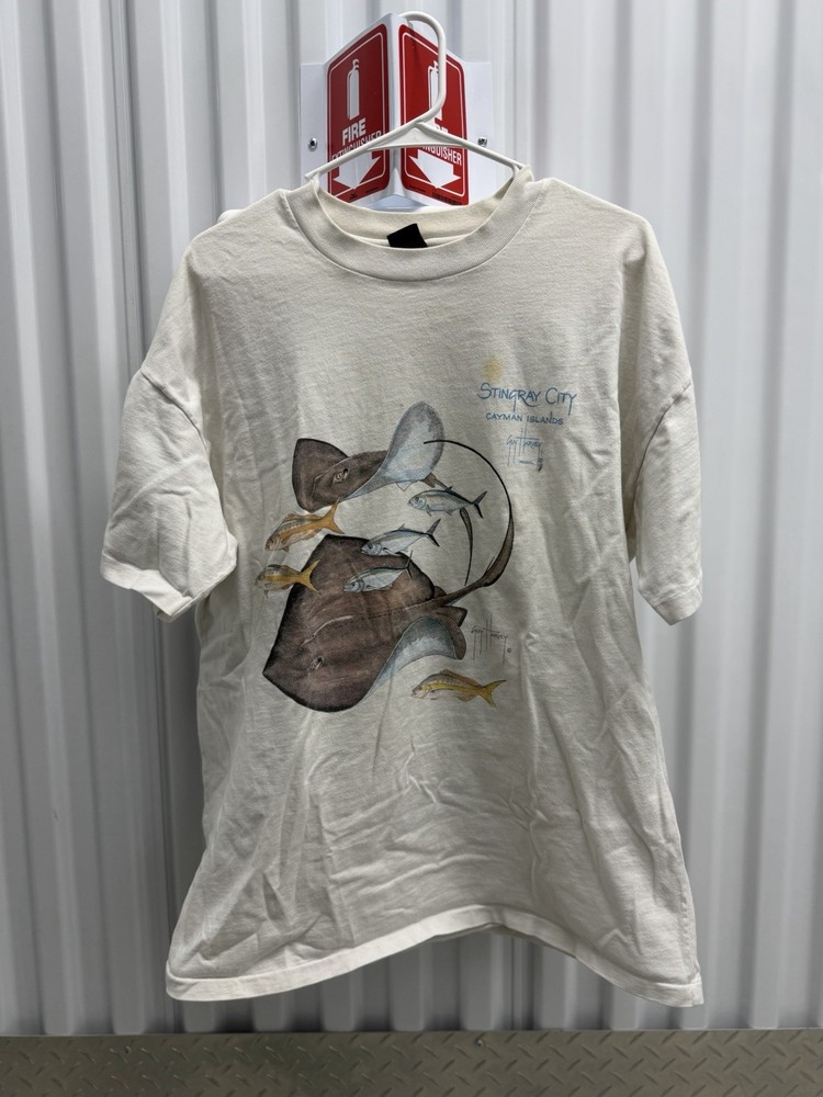 Vintage Cayman Islands Graphic Tee Made In USA Stingray City