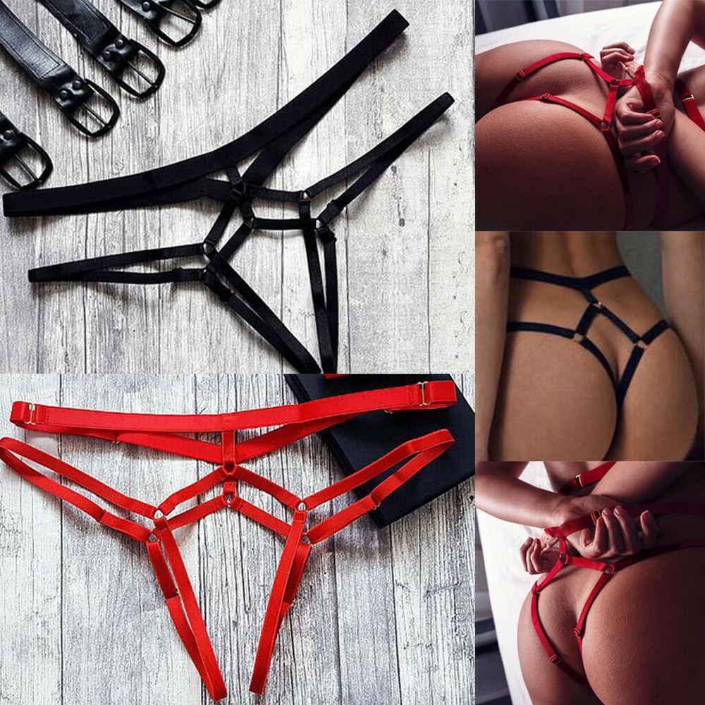Sexy Bandage G-String High Elastic Women's Underwear Knickers
