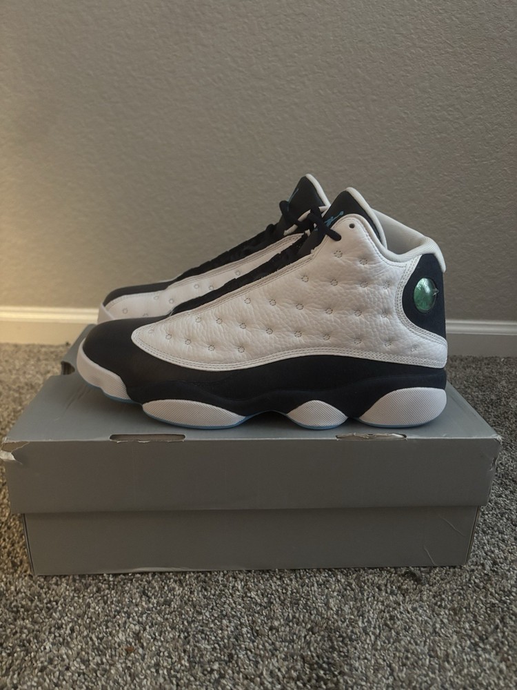 Jordan 13 Retro Obsidian Powder Blue White Size 9 Brand New